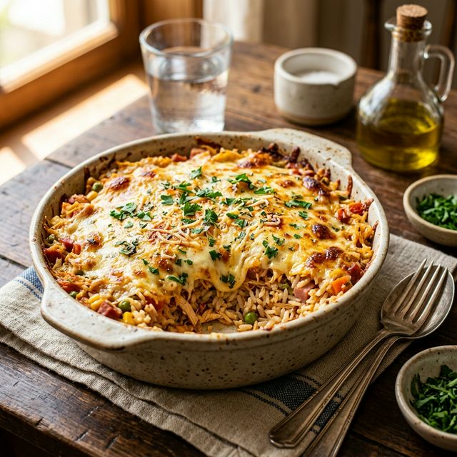 Foto de Arroz de Forno Cremoso - Aproveitamento